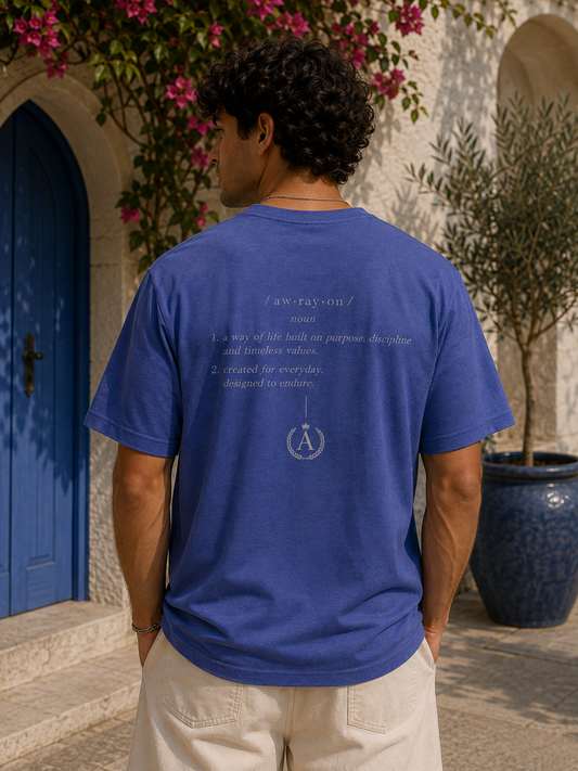 HOA-AL-COM-D1-S26-T3 | V NECK TEE | RELAXED FIT | MEN