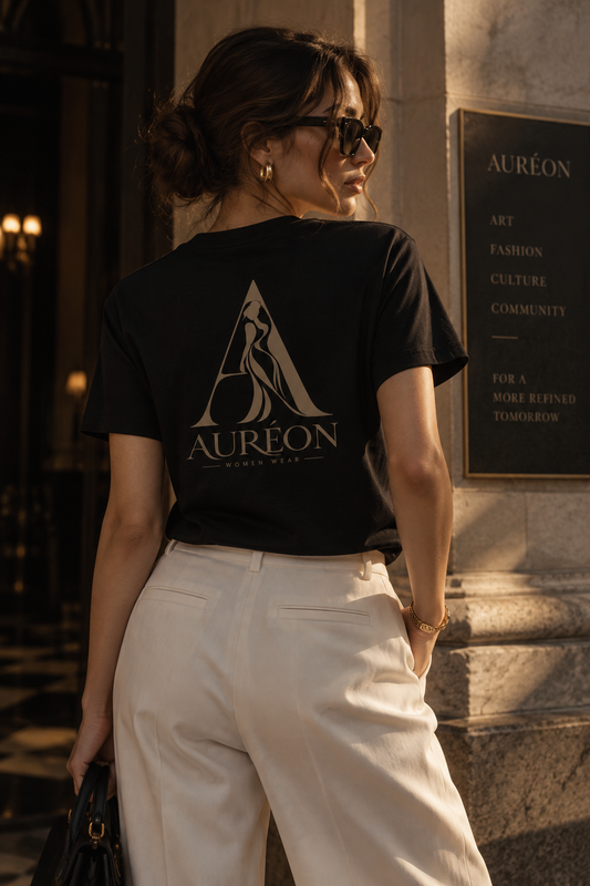 HOA-AL-COM-D1-S26-T6 | V NECK TEE | RELAXED FIT | WOMEN