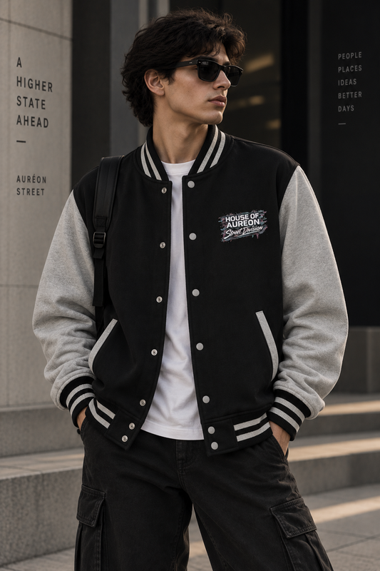 AUR-AS-MAN-C1-SEP26-J1 | LETTERMAN JACKET | RELAXED FIT | UNISEX