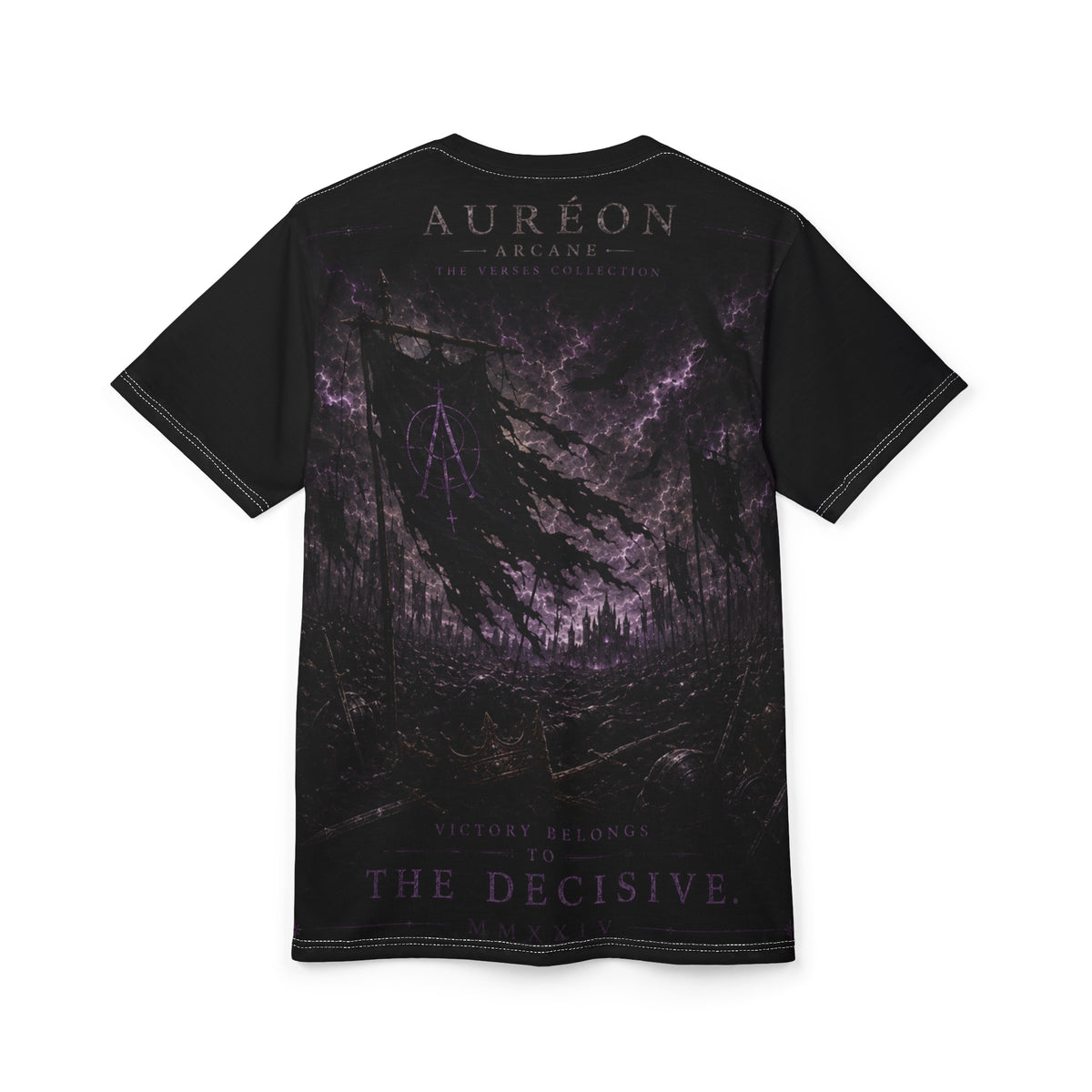AURÉON ARCANE™ | VERSES DIVISION | VENI VIDI VICI | MEN'S ALL-OVER PRINT TEE | AA-VRS-VVV-OBV-MTS-701
