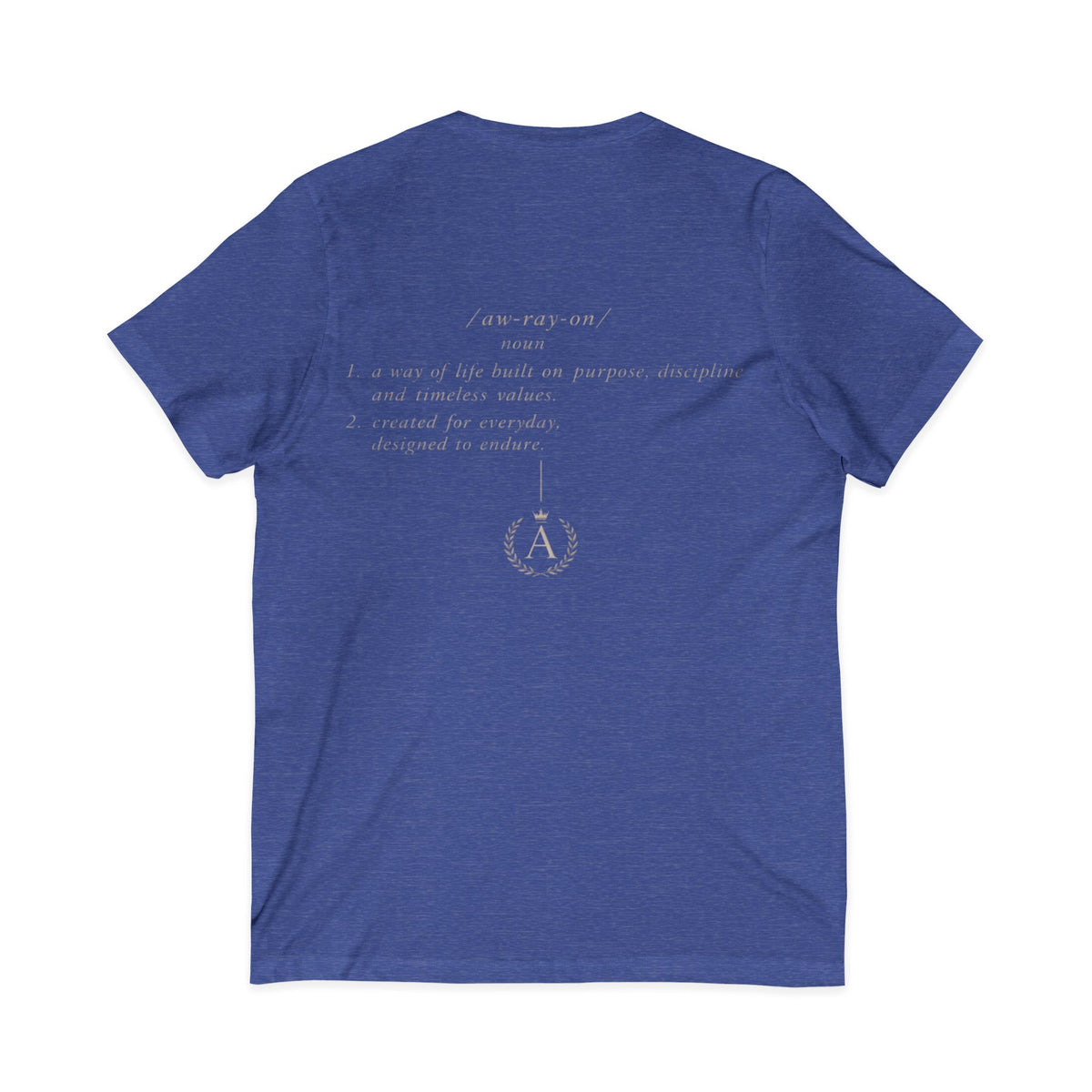 HOA-AL-COM-D1-S26-T3 | V NECK TEE | RELAXED FIT | MEN