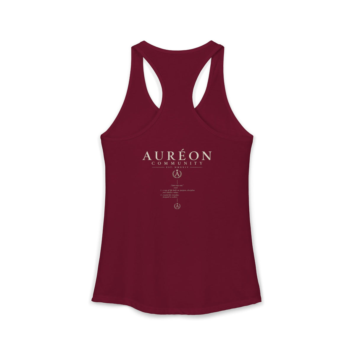 HOA-AL-COM-D1-S26-RT2 | RACERBECK TANK | PREMIUM FIT | WOMEN
