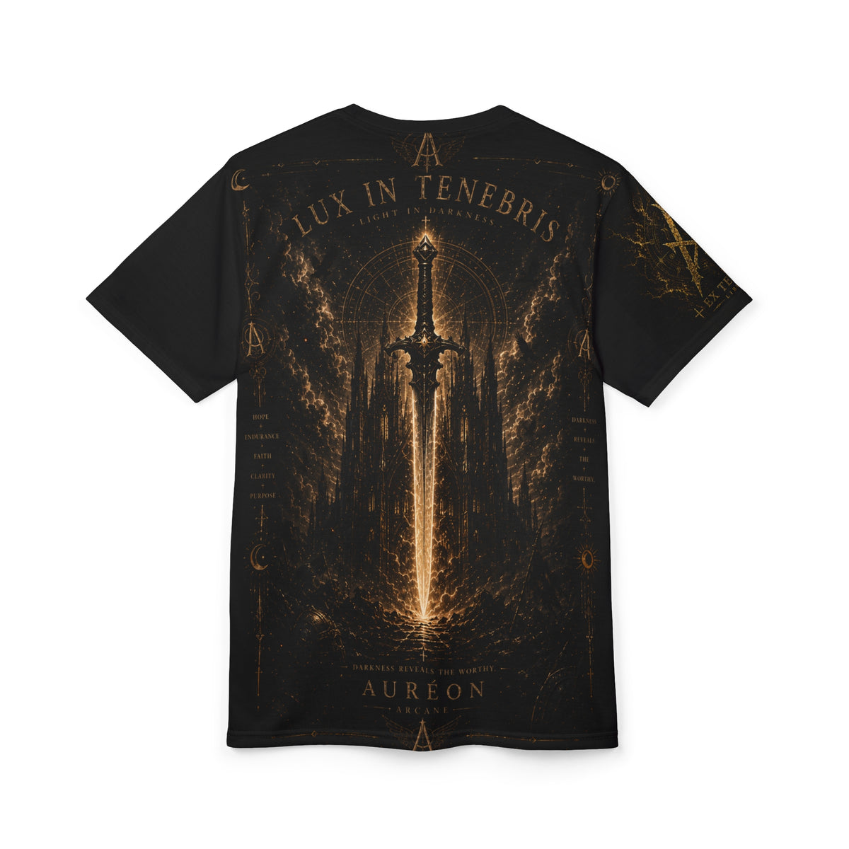 AURÉON ARCANE | LUX IN TENEBRIS | VISIONS DIVISION TEE | AA-VIS-T-M-701
