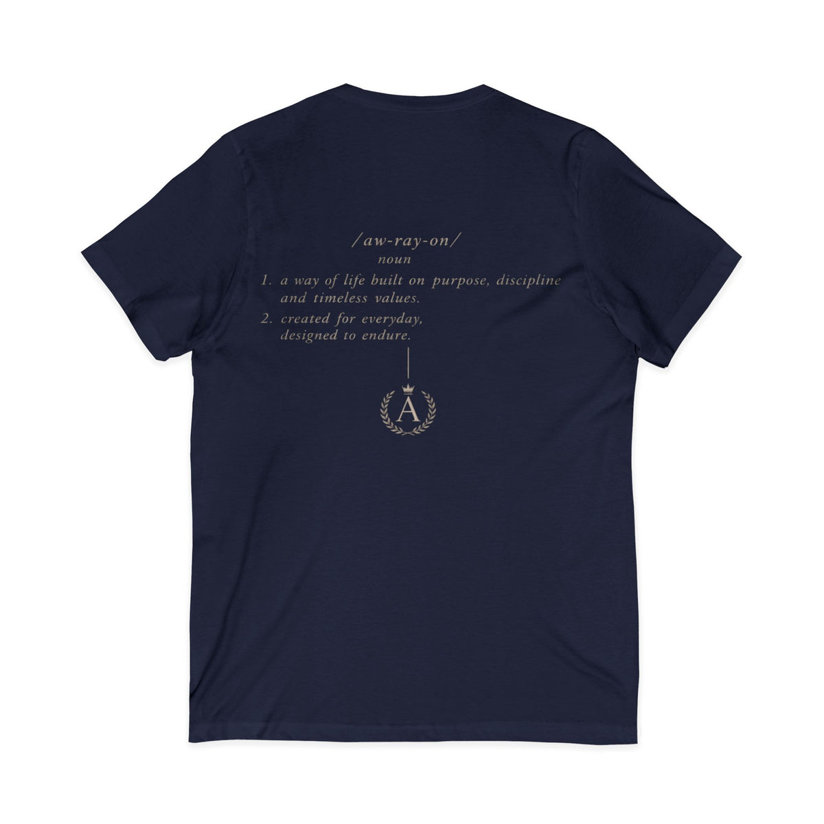 HOA-AL-COM-D1-S26-T3 | V NECK TEE | RELAXED FIT | MEN