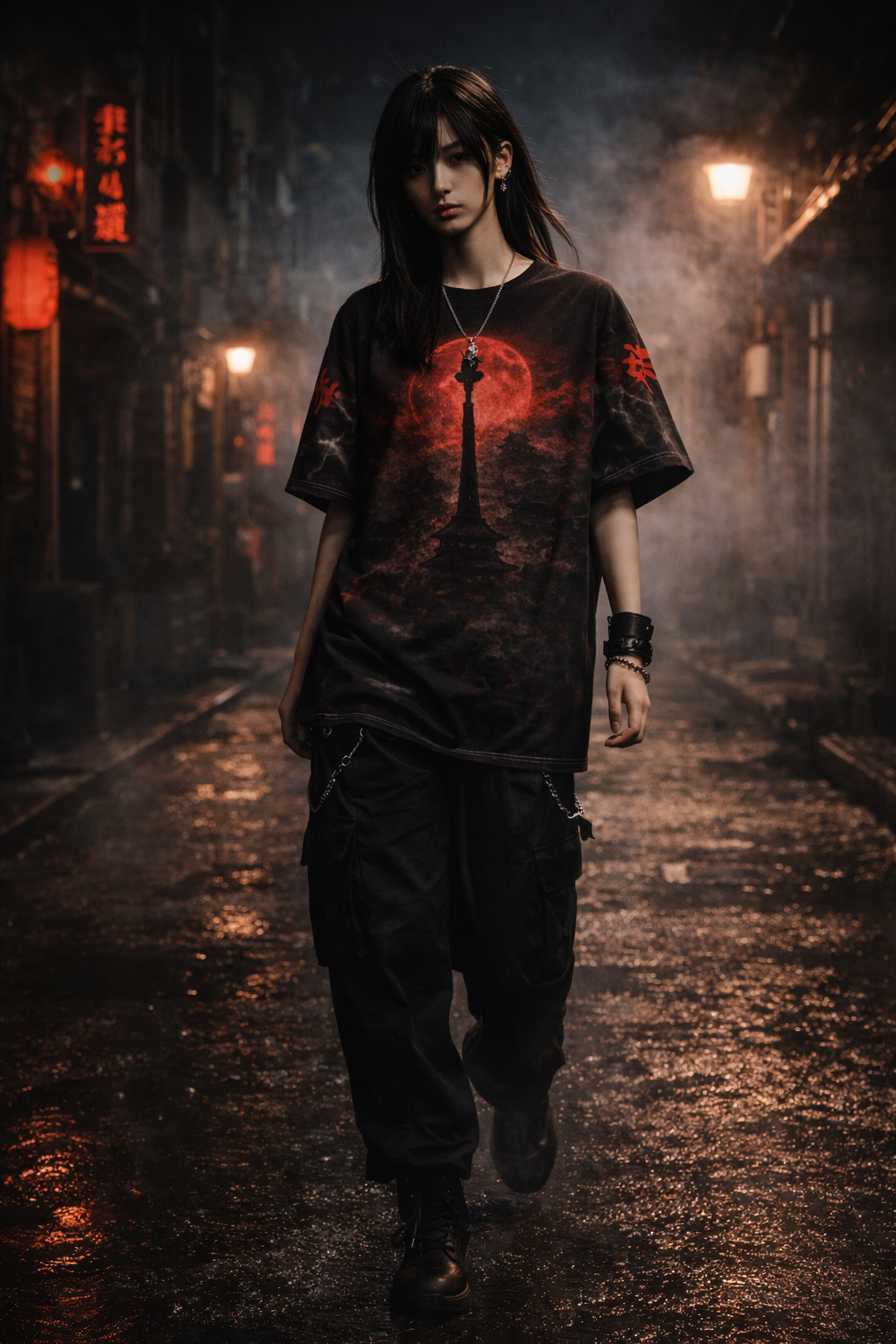 Kage no Michi | Regular Fit Tee | Silent Shinobi | HOA-ARC-KNM-D1