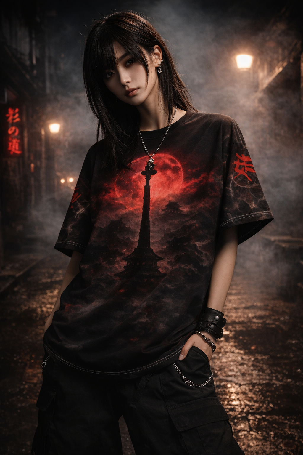 Kage no Michi | Regular Fit Tee | Silent Shinobi | HOA-ARC-KNM-D1