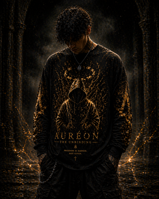 Oversized Long Sleeve | Aureon Arcane | Sovereign | The Unbinding | AUR-ARC-SOV-UBN-LS01