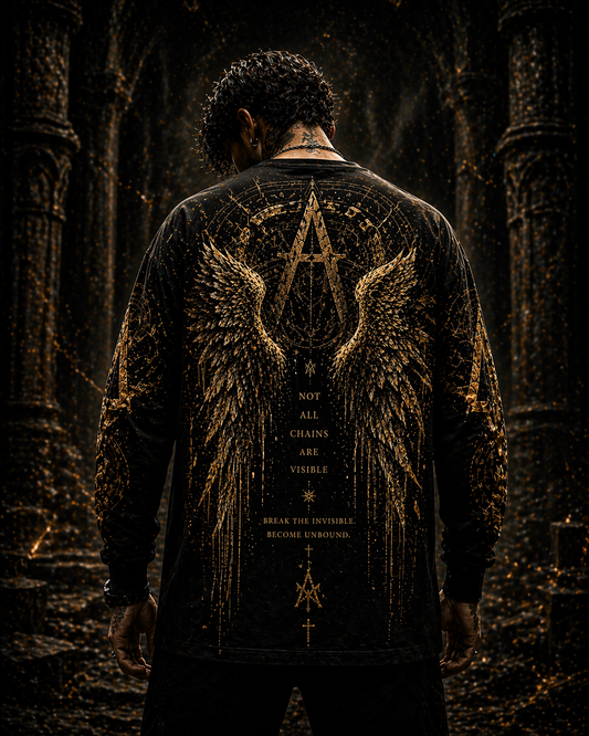 Oversized Long Sleeve | Aureon Arcane | Sovereign | The Unbinding | AUR-ARC-SOV-UBN-LS01