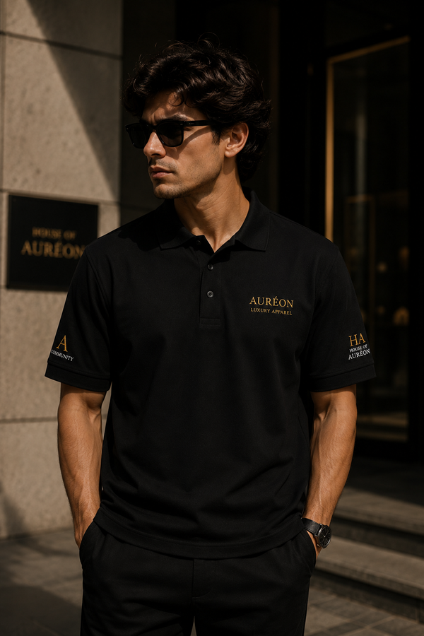 HOA-AL-COM-D1-S26-P1 | EMBRIODED POLO | PREMIUM FIT | MEN