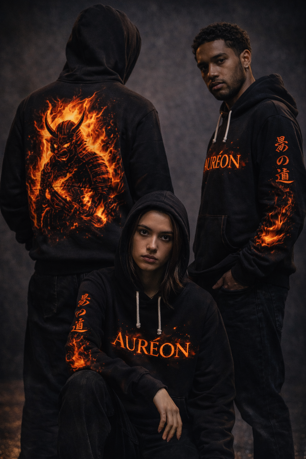 Kage no Michi | Hoodie | Infernal Oni | HOA-ARC-KNM-D1