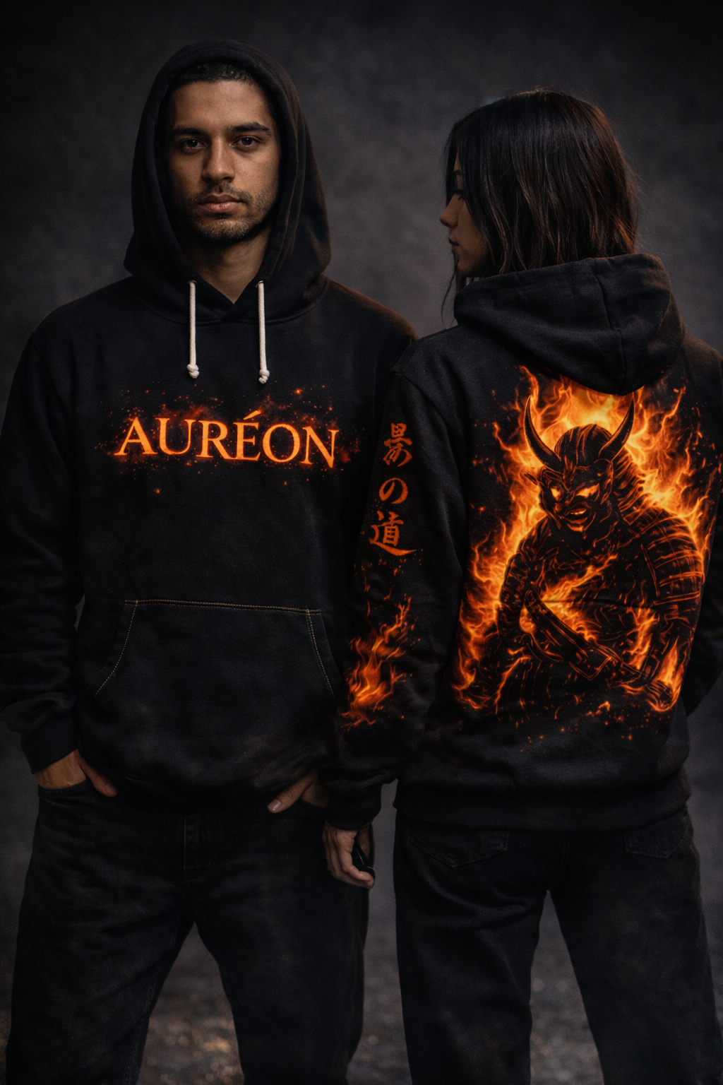 Kage no Michi | Hoodie | Infernal Oni | HOA-ARC-KNM-D1