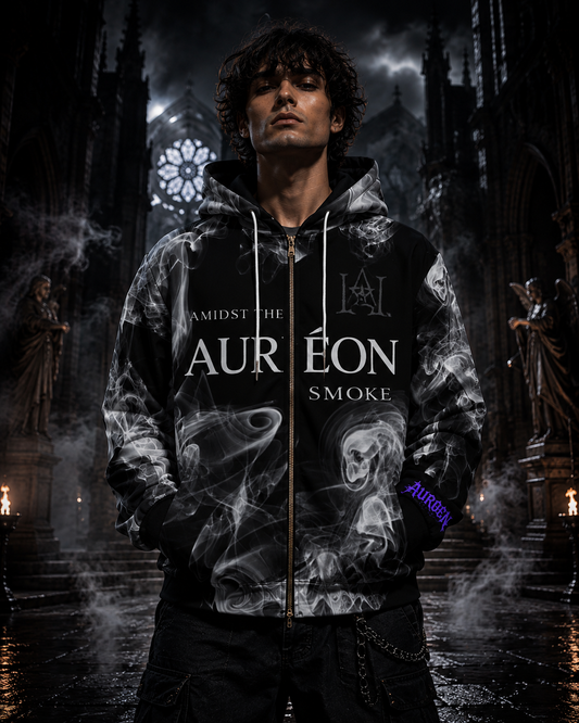 AUR-AS-GOT-C1-SEP26-ZPH1 | FULL ZIP HOOIE | RELAXED FIT | MEN