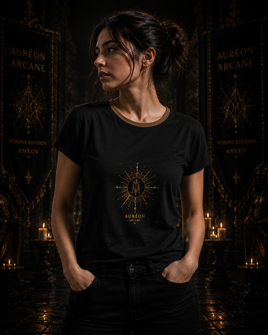 AURÉON ARCANE – The Oracle | Visions Division Women's Tee | AA-VD-WT-D-701