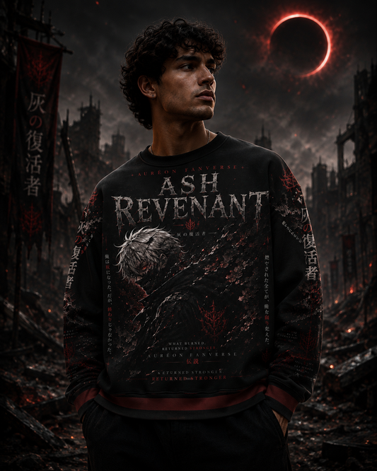 Men's Crewneck Long Sleeve Sweatshirt | AM-FV-LG-AR-02-D-701