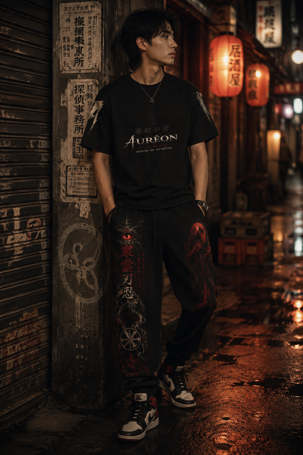 Kage no Michi | The Unseen Strike | Men's Oversized Drop Shoulder Tee |  HOA-ARC-KNM-D1