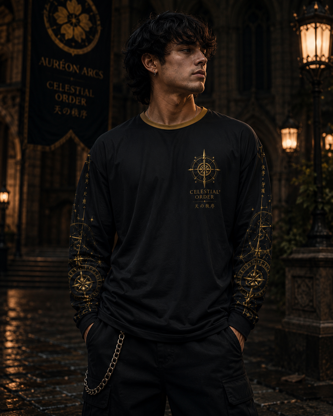 Kage no Michi | Celestial Order | Performance Long Sleeve Tee | HOA-ARC-KNM-D1