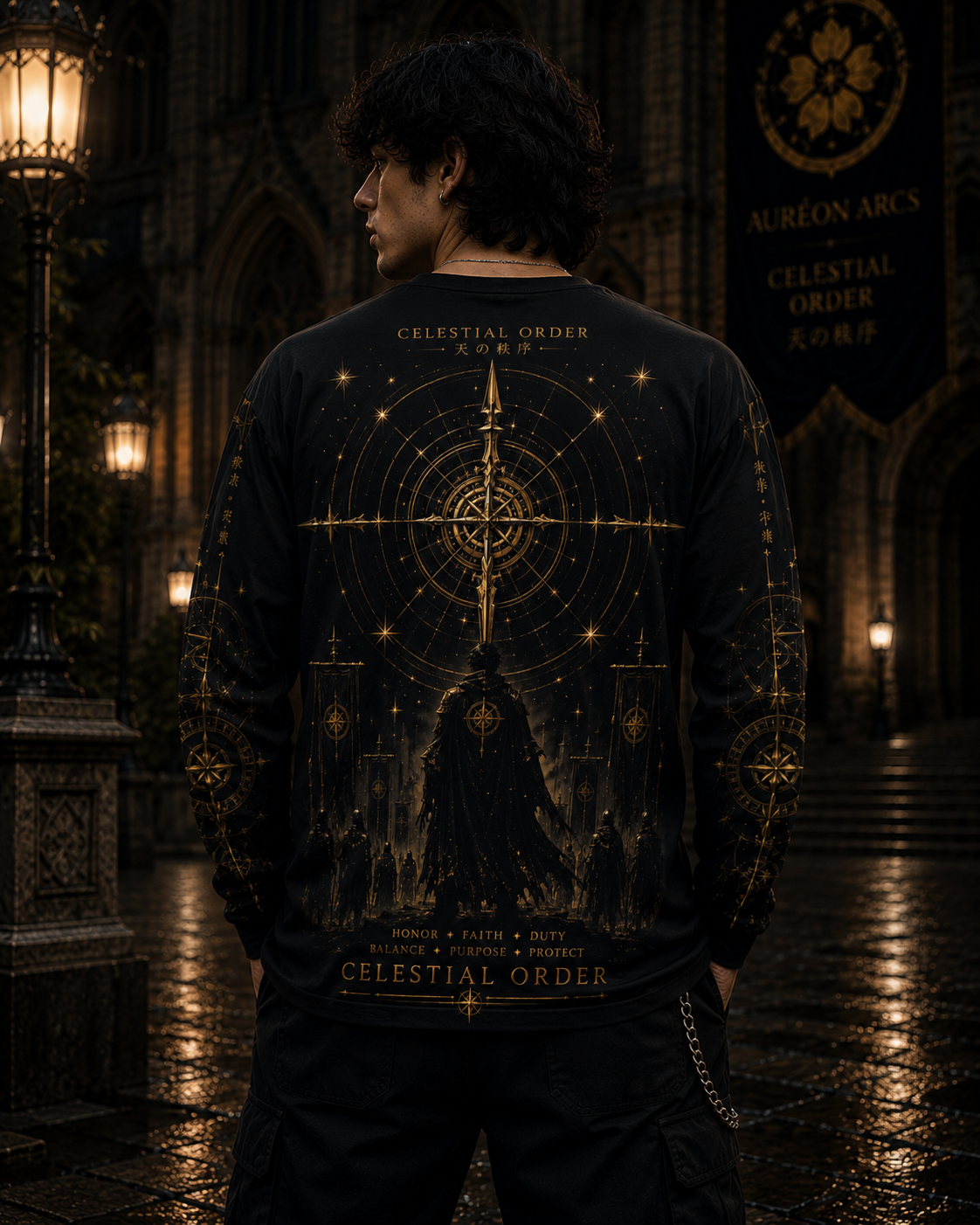 Kage no Michi | Celestial Order | Performance Long Sleeve Tee | HOA-ARC-KNM-D1