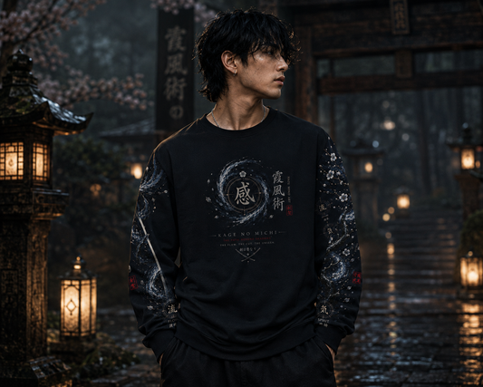 Kage no Michi | Men's long sleeve | Haze Wind Art | Unisex