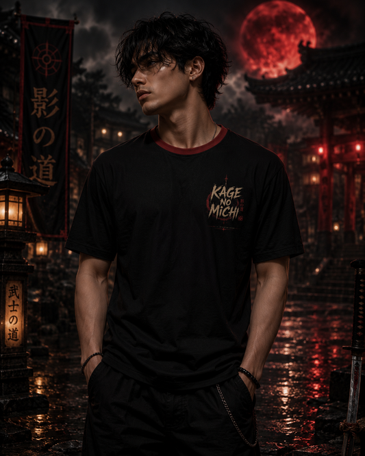Kage no Michi | Men's Drop Shoulder Tee | Dawn of Warpath | HOA-ARC-KNM-D1