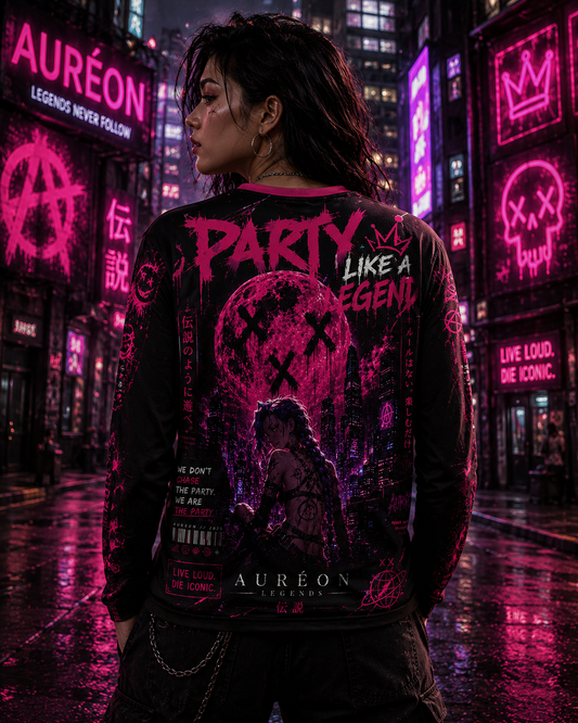 Women's V-Neck Long Sleeve | HOA-MR-LGN-LS-W01-D701