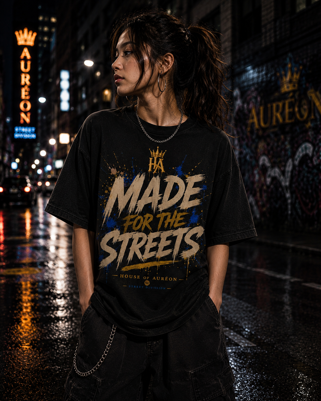 AUR-AS-MFS-LTD-SEP26-T2 | T-SHIRT | HEAVY WEIGHT GARMENT DYED TEE | UNISEX