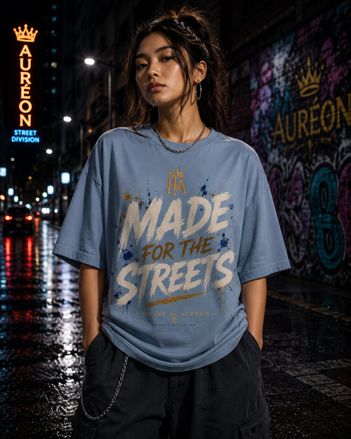 AUR-AS-MFS-LTD-SEP26-T2 | T-SHIRT | HEAVY WEIGHT GARMENT DYED TEE | UNISEX