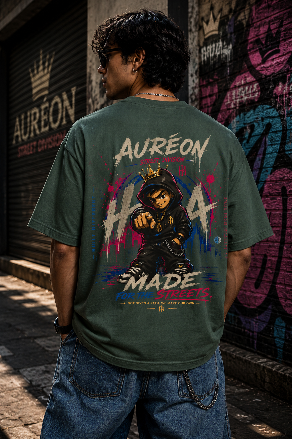 AUR-AS-MFS-LTD-SEP26-T1 | T-SHIRT | HEAVY WEIGHT GARMENT DYED TEE | UNISEX