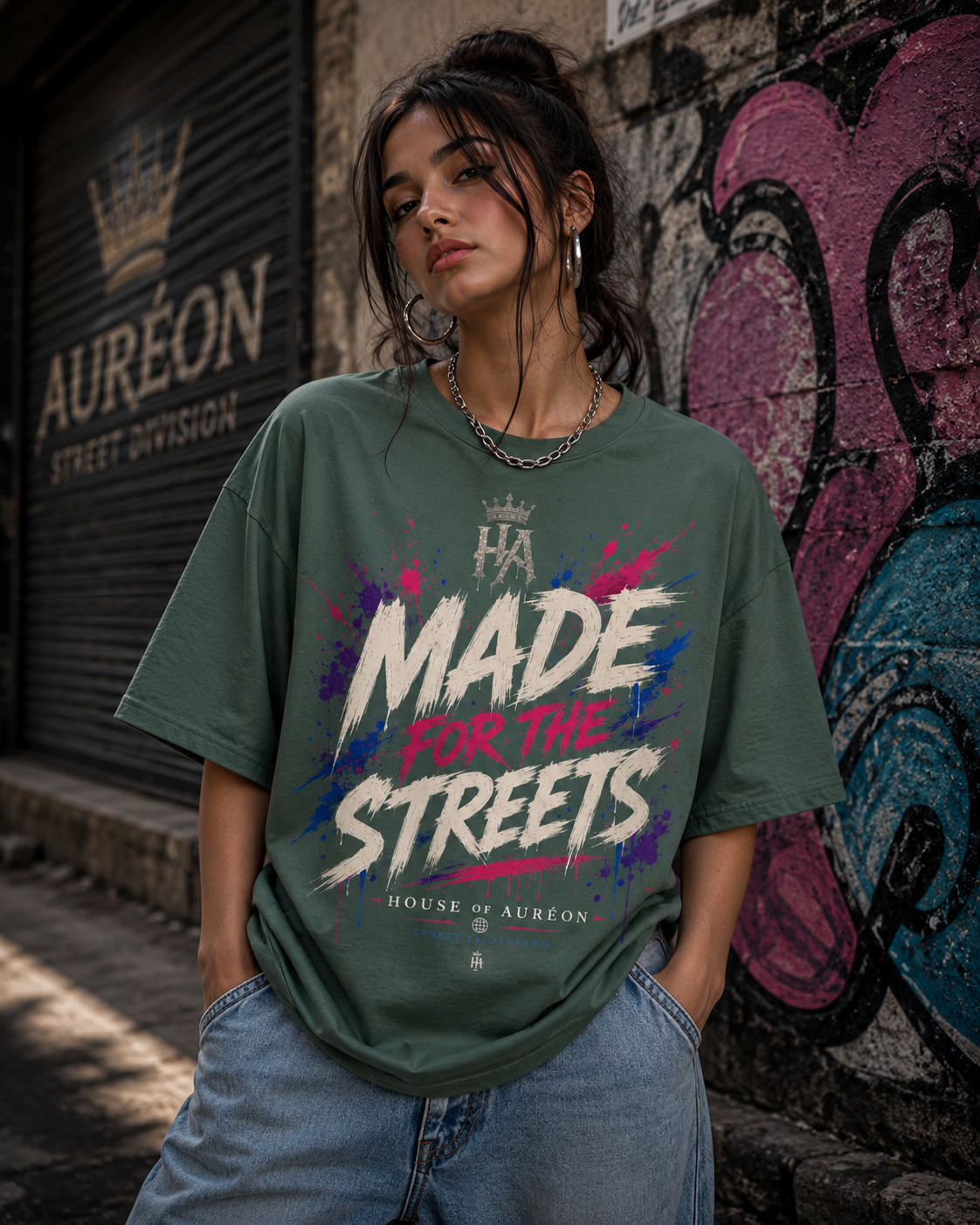 AUR-AS-MFS-LTD-SEP26-T1 | T-SHIRT | HEAVY WEIGHT GARMENT DYED TEE | UNISEX