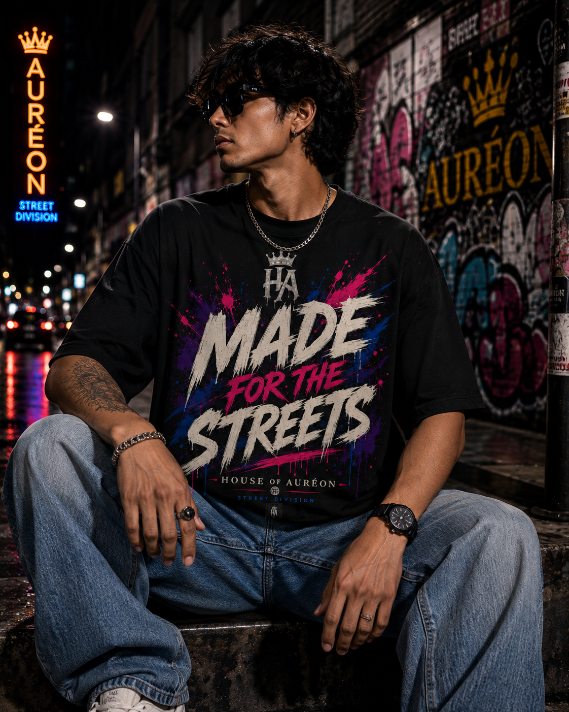 AUR-AS-MFS-LTD-SEP26-T1 | T-SHIRT | HEAVY WEIGHT GARMENT DYED TEE | UNISEX