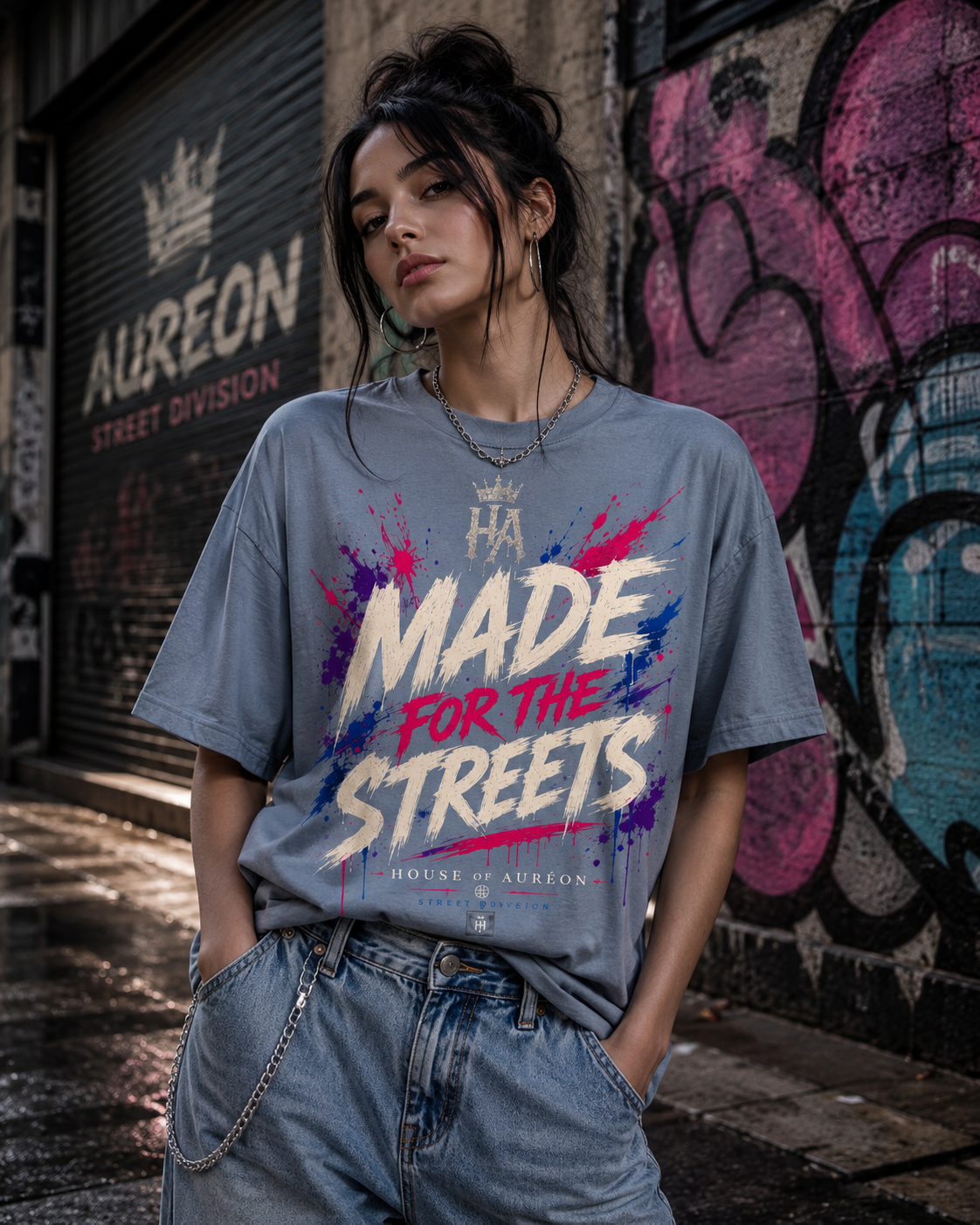 AUR-AS-MFS-LTD-SEP26-T1 | T-SHIRT | HEAVY WEIGHT GARMENT DYED TEE | UNISEX