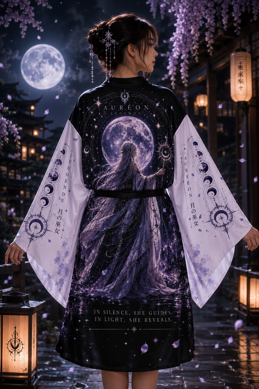 Lunar Priestess Kimono | AUR-MER-LPK-701