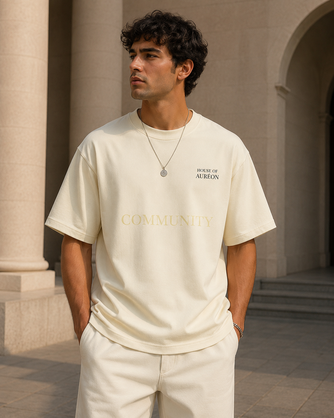 HOA-AL-COM-D1-S26-T5 | T-SHIRT | DROP SHOULDER | MEN