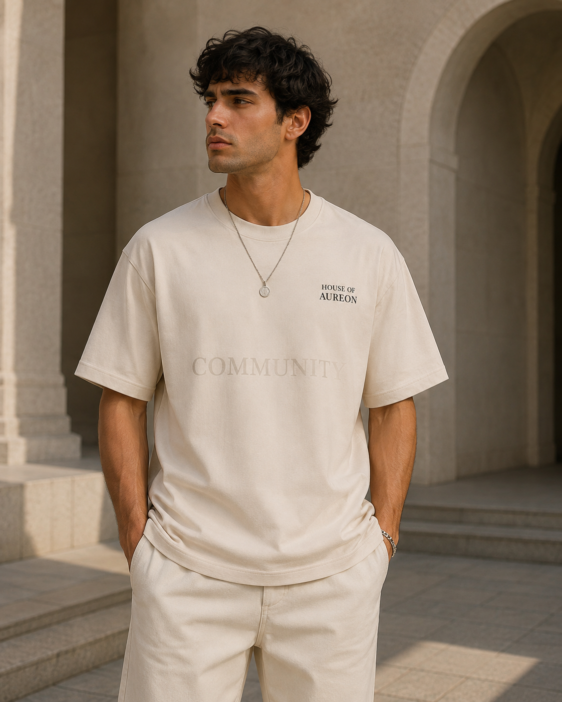 HOA-AL-COM-D1-S26-T5 | T-SHIRT | DROP SHOULDER | MEN