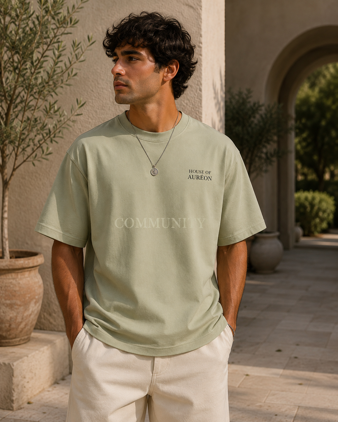 HOA-AL-COM-D1-S26-T5 | T-SHIRT | DROP SHOULDER | MEN