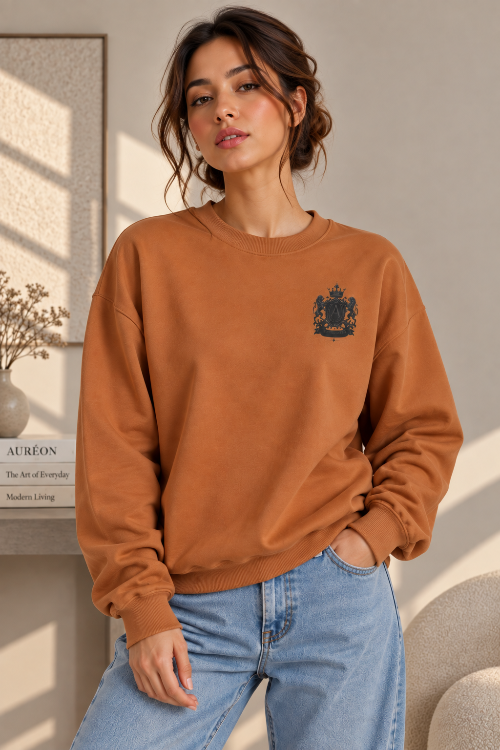 HOA-AL-COM-D1-S26-CS1 | CREWNECK SWEATSHIRT | WOMEN'S