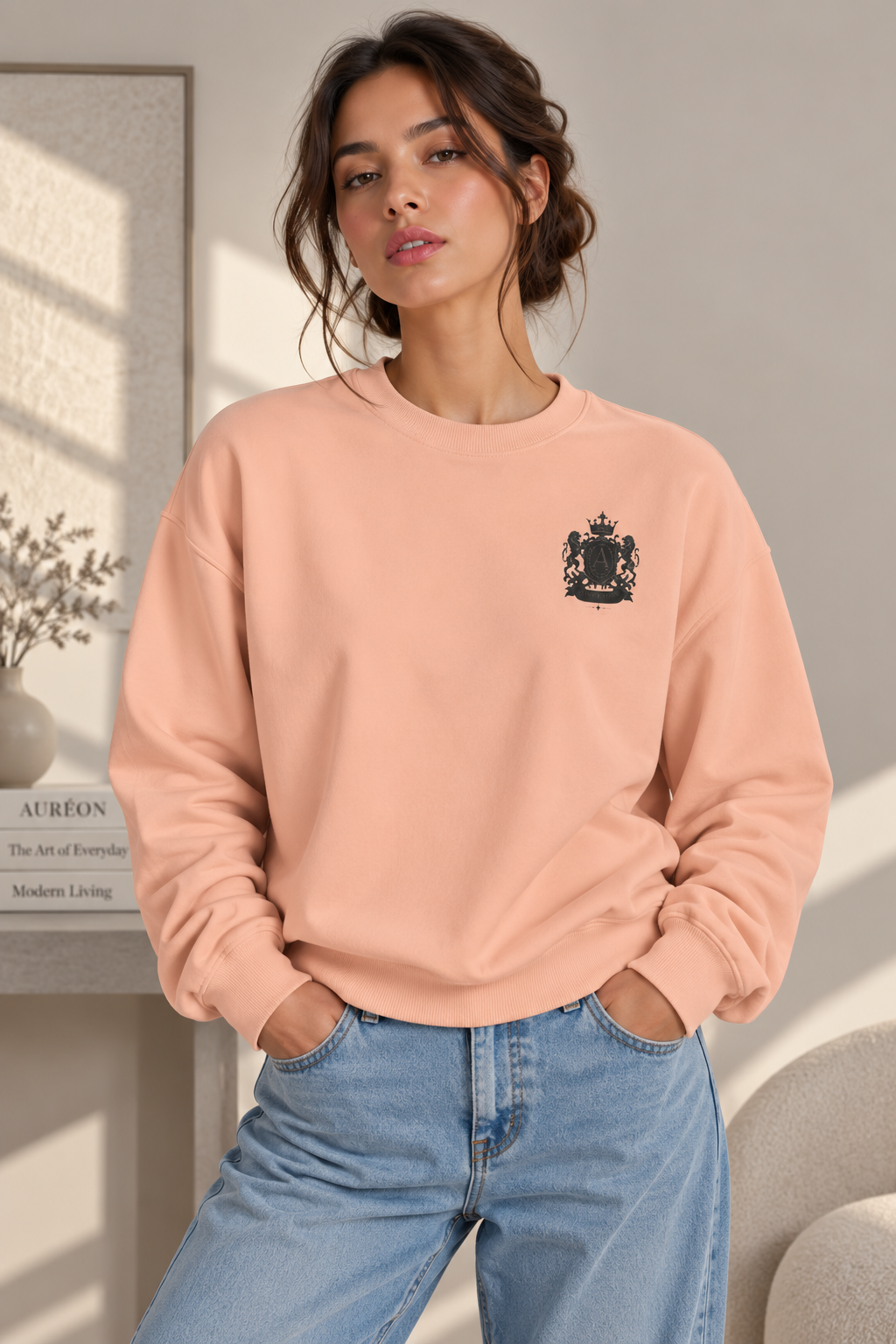 HOA-AL-COM-D1-S26-CS1 | CREWNECK SWEATSHIRT | WOMEN'S