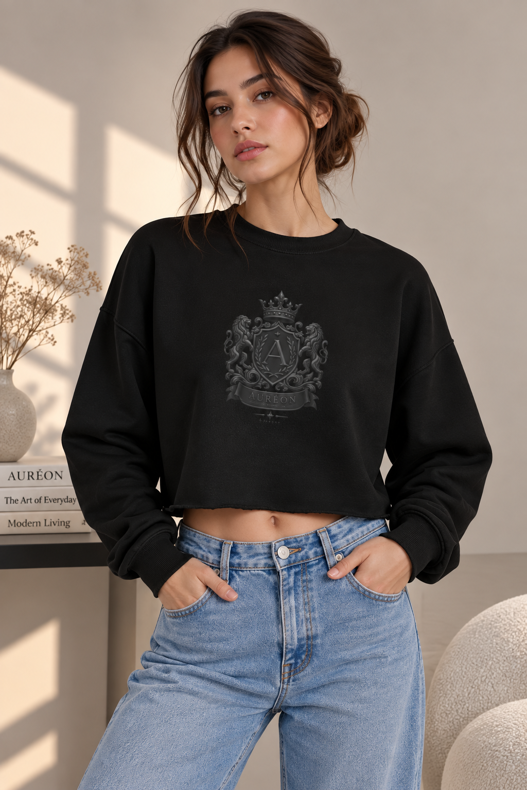 HOA-AL-COM-D1-S26-CS3 | CROP SWEATSHIRT | WOMEN'S