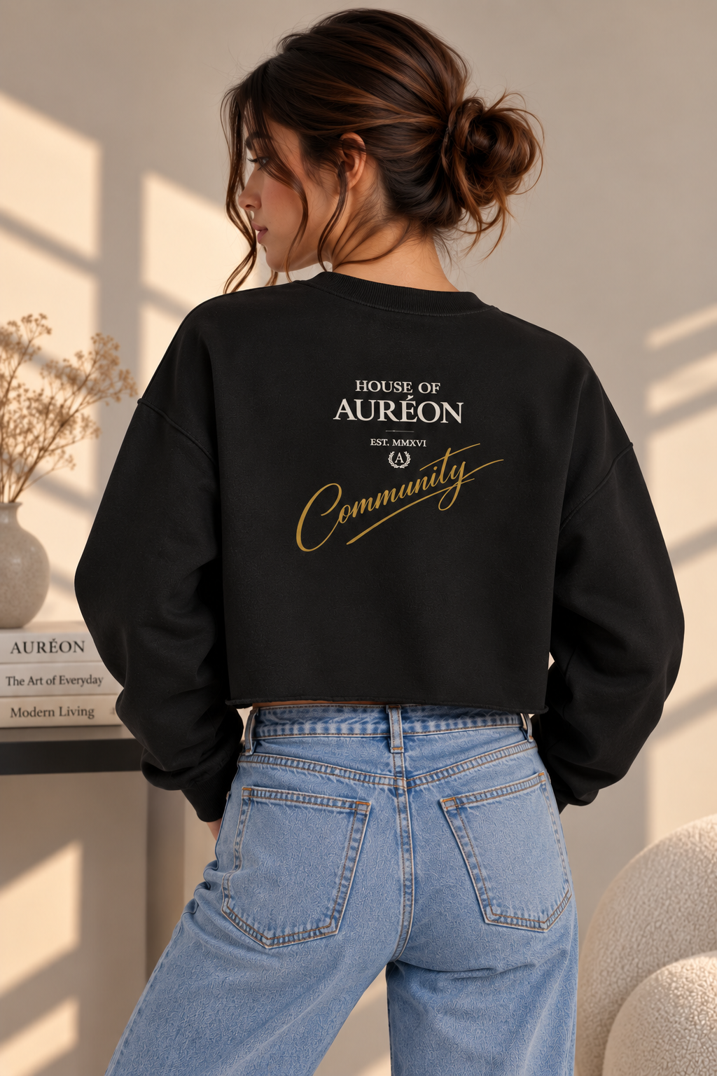 HOA-AL-COM-D1-S26-CS3 | CROP SWEATSHIRT | WOMEN'S