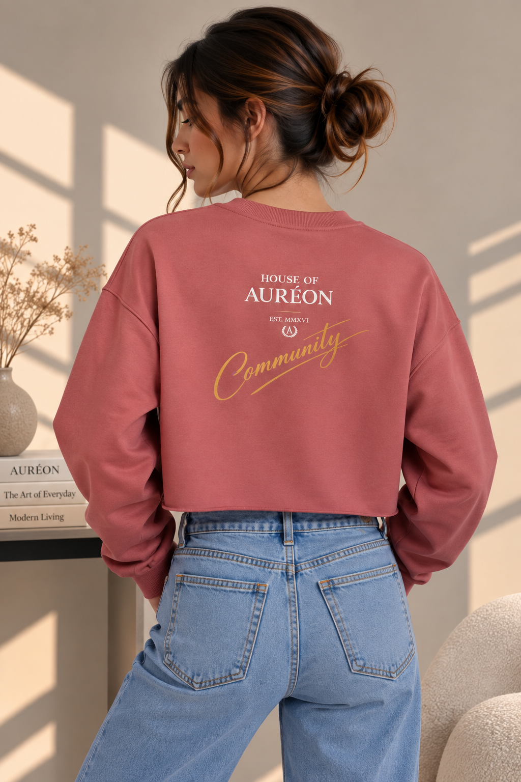 HOA-AL-COM-D1-S26-CS3 | CROP SWEATSHIRT | WOMEN'S
