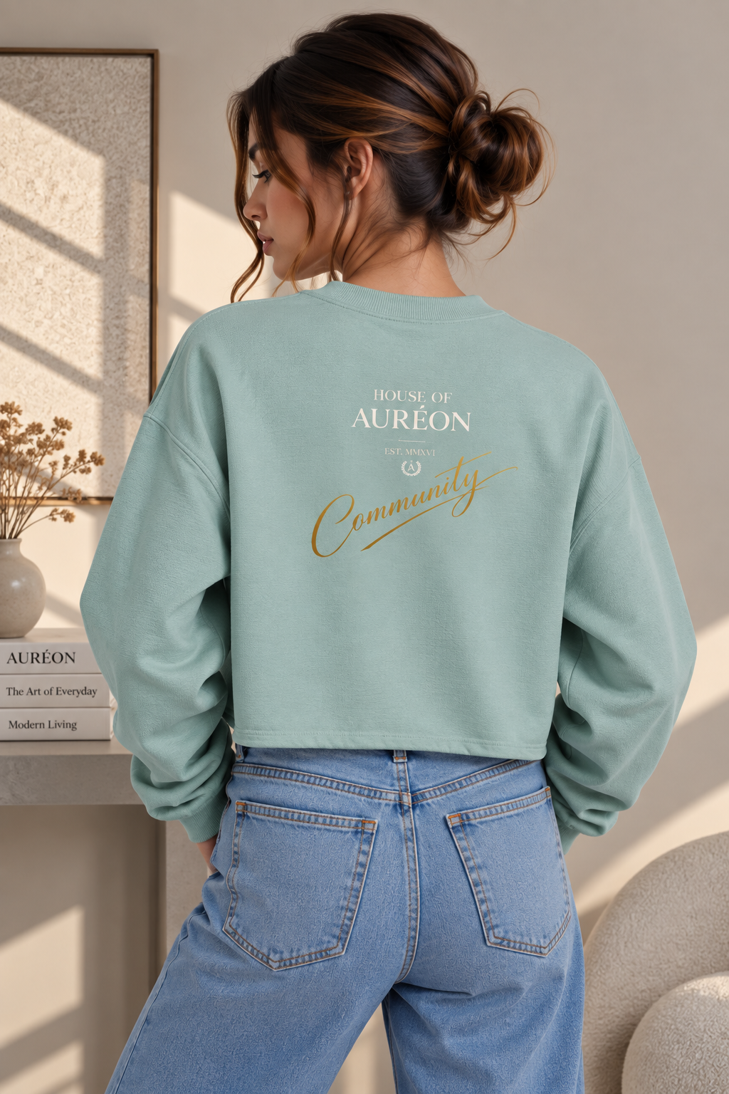 HOA-AL-COM-D1-S26-CS3 | CROP SWEATSHIRT | WOMEN'S