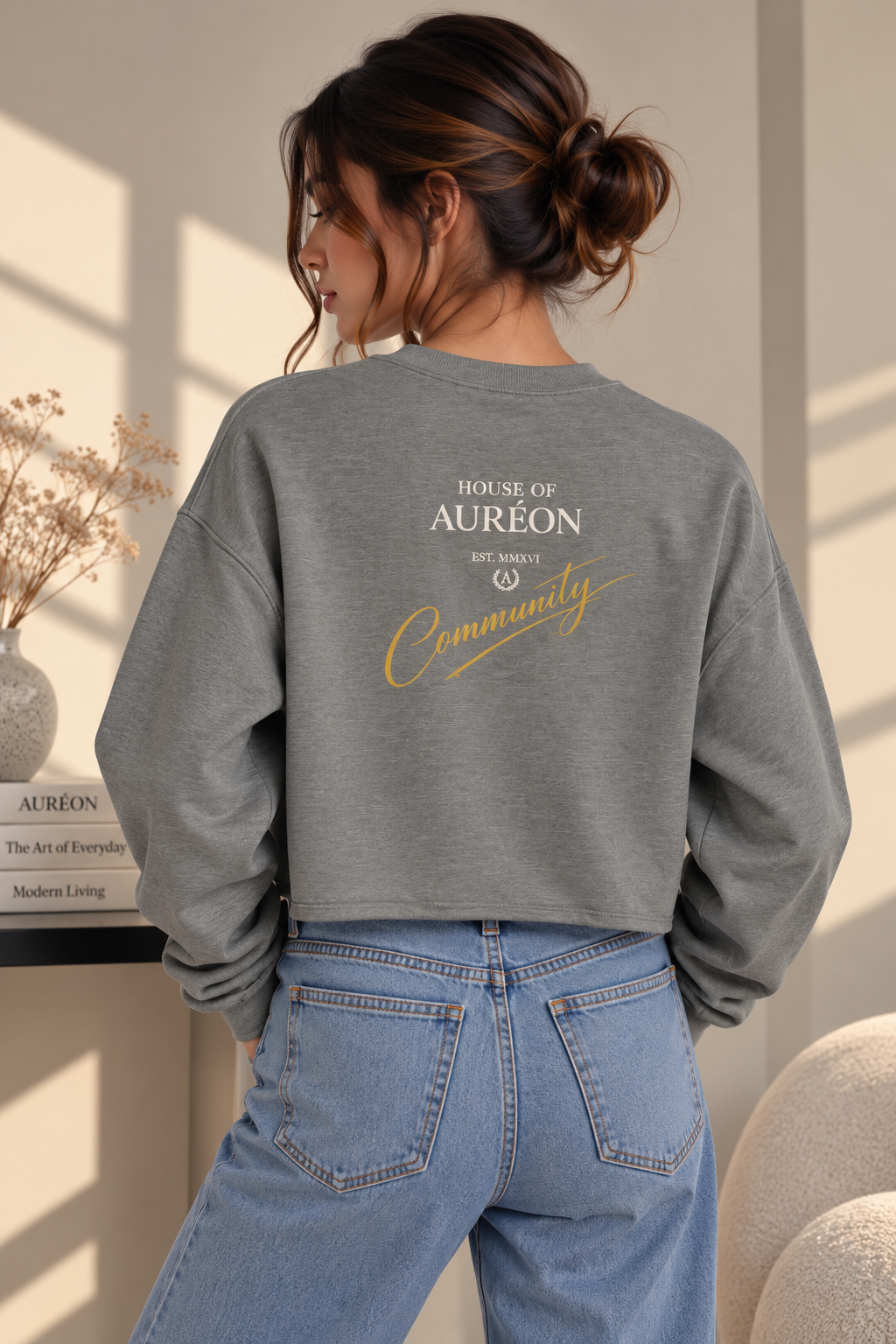 HOA-AL-COM-D1-S26-CS3 | CROP SWEATSHIRT | WOMEN'S