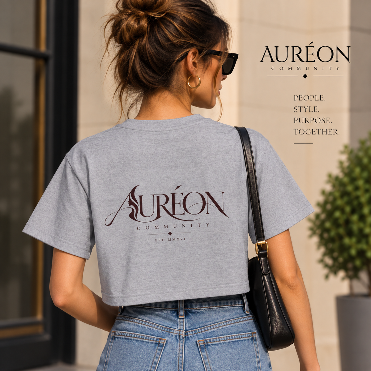 HOA-AL-COM-D1-S26-T7 | CROP TEE | RELAXED FIT | WOMEN