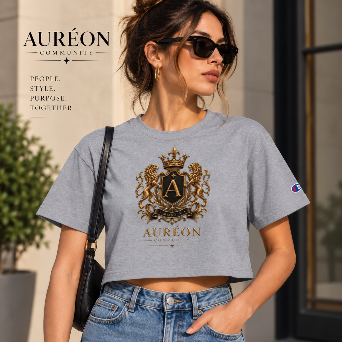 HOA-AL-COM-D1-S26-T7 | CROP TEE | RELAXED FIT | WOMEN