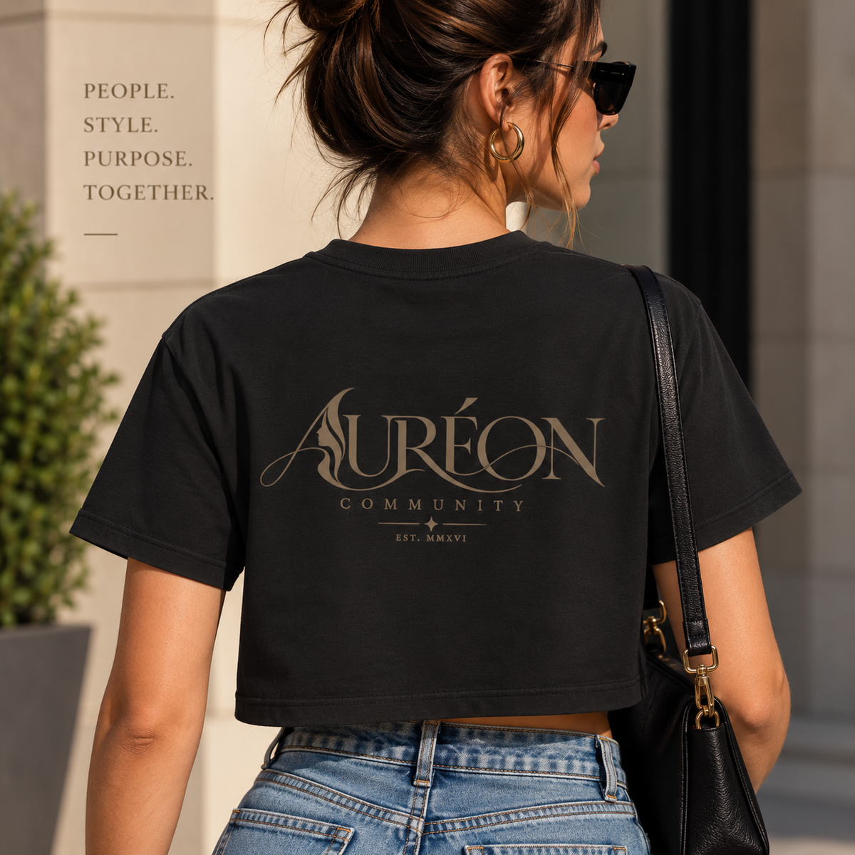 HOA-AL-COM-D1-S26-T7 | CROP TEE | RELAXED FIT | WOMEN