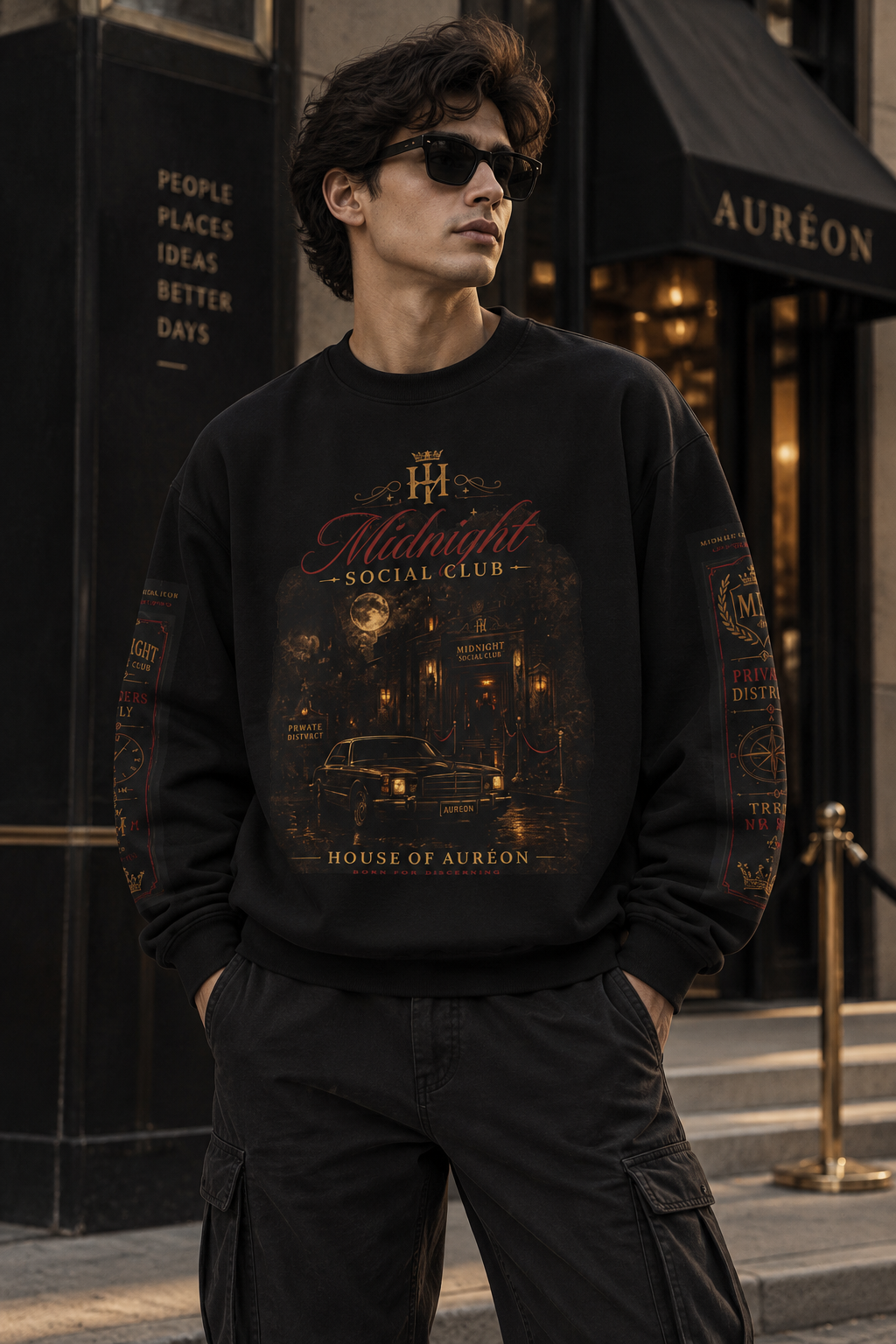 HOA-AL-GC-D1-SEP26-CS1 | CREWNECK SWEATSHIRT | RELAXED FIT | MEN'S