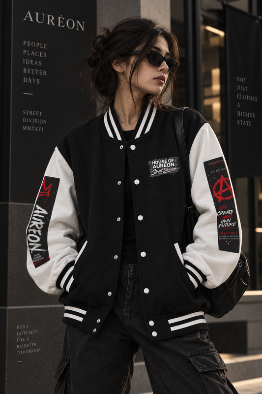 AUR-AS-MAN-C1-SEP26-J2 | LETTERMAN JACKET | RELAXED FIT | UNISEX