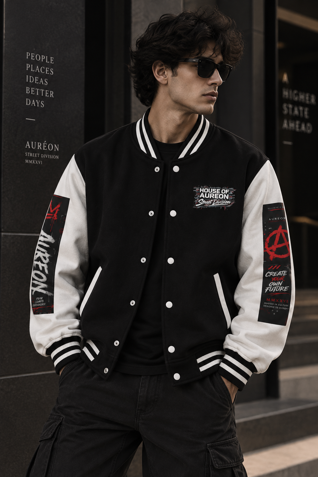 AUR-AS-MAN-C1-SEP26-J2 | LETTERMAN JACKET | RELAXED FIT | UNISEX