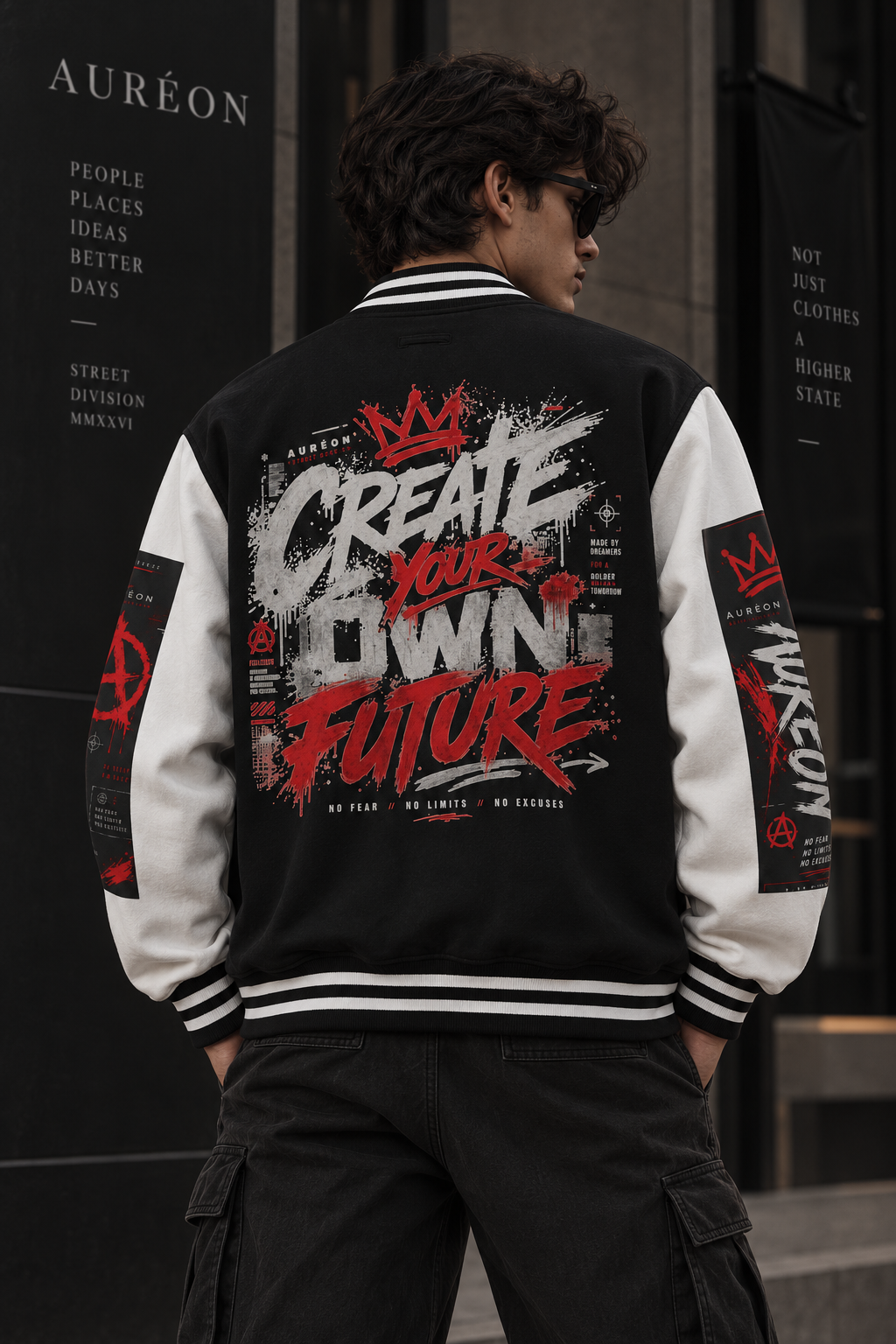 AUR-AS-MAN-C1-SEP26-J2 | LETTERMAN JACKET | RELAXED FIT | UNISEX