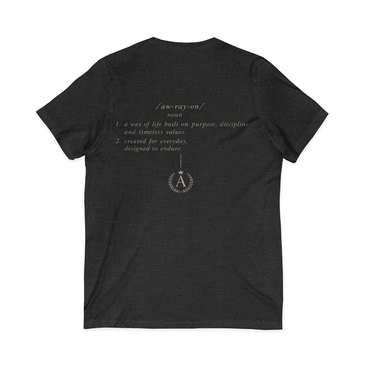 HOA-AL-COM-D1-S26-T3 | V NECK TEE | RELAXED FIT | MEN