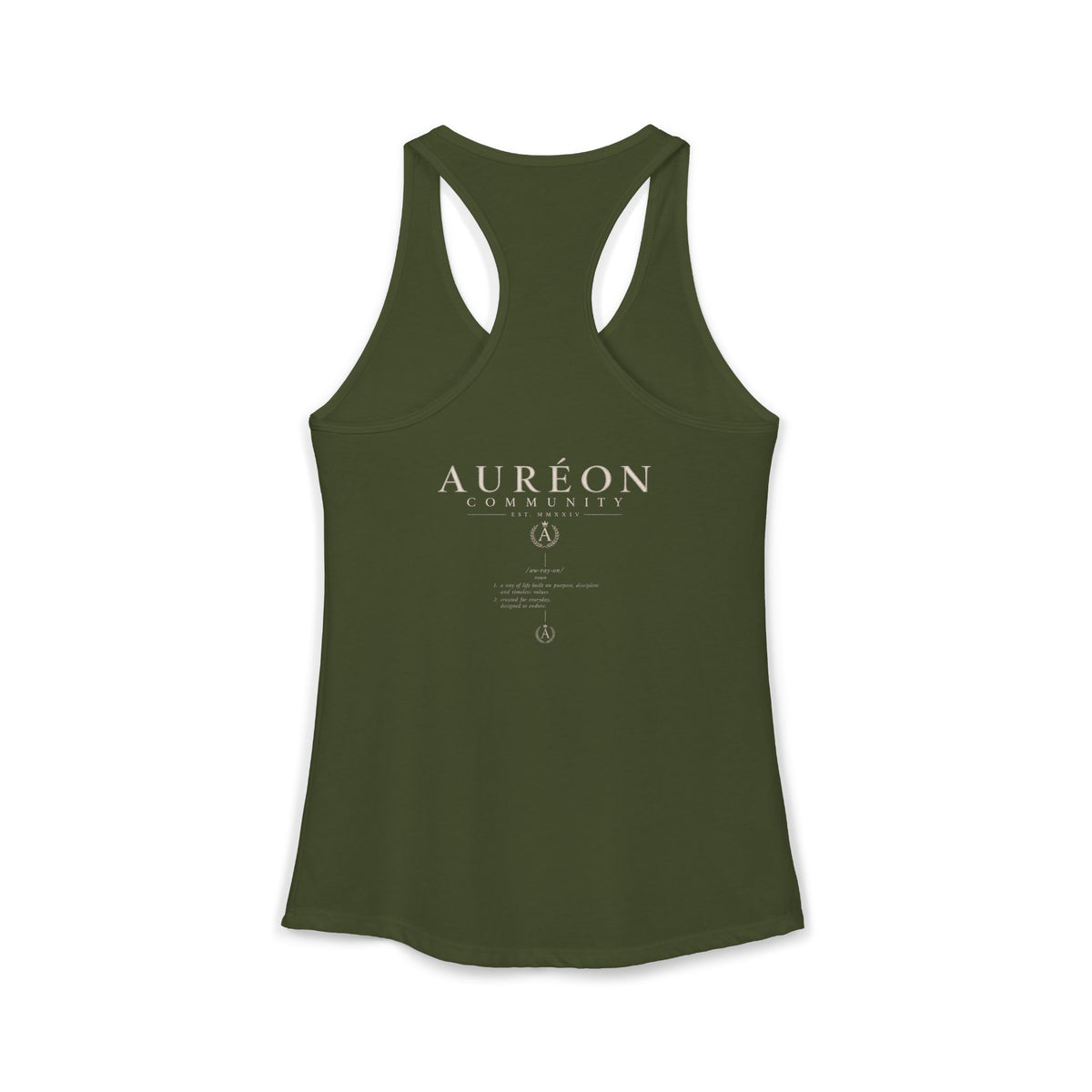 HOA-AL-COM-D1-S26-RT2 | RACERBECK TANK | PREMIUM FIT | WOMEN